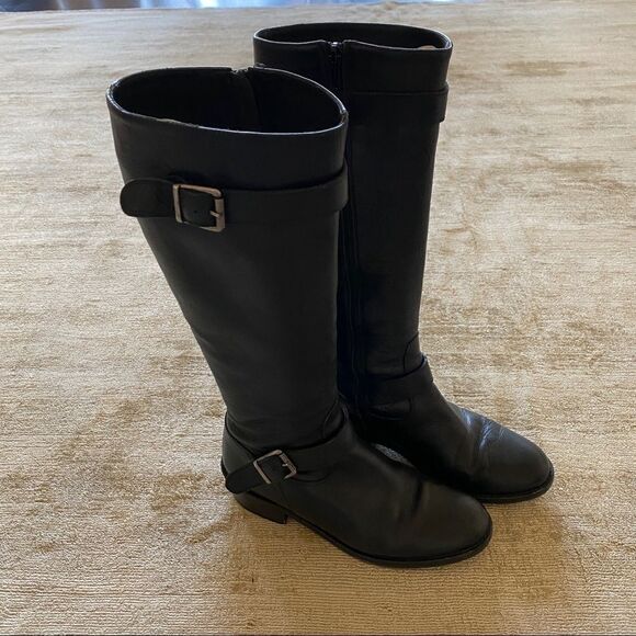 Vero Cuoio Black Leather Boots - Picture 3 of 11